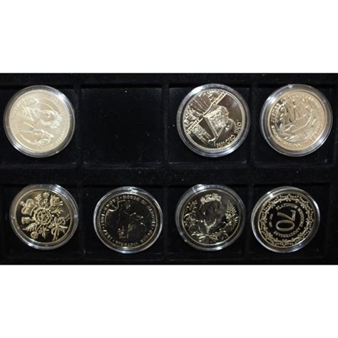 A Case Containing Various Proof Collectable Coins