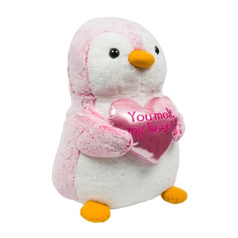 Wholesale PLUSH,21.5""PINK PENGUIN YOU ME | AURORA | PINK