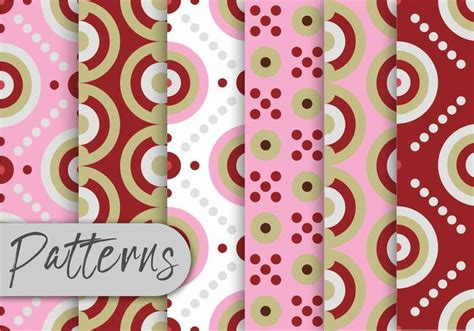 Pink Geometric Pattern Set 154161 Vector Art at Vecteezy