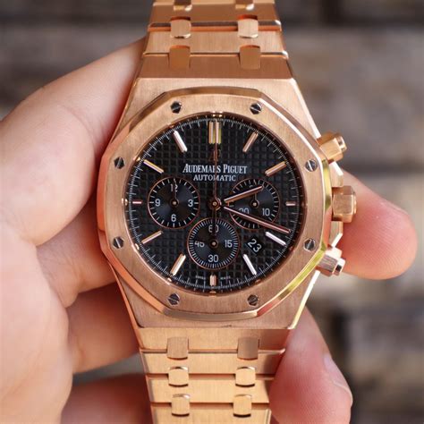 Audemars Royal Oak Chronograph 41mm Rose Gold Watch Review