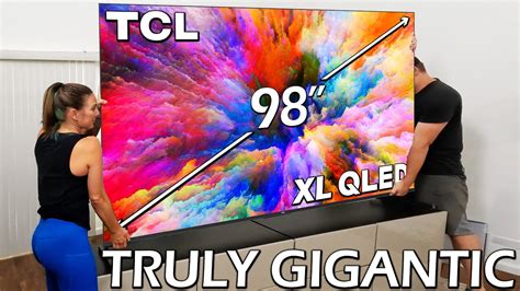 98" TCL XL QLED TV - Truly Gigantic! - YouTube