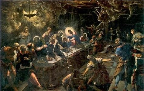 Gemaldekopien und Olbilder Tintoretto Das letzte Abendmal - Zafrane | Tintoretto last supper ...