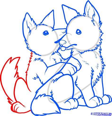 Draw Wolf Pups | Stencils!!