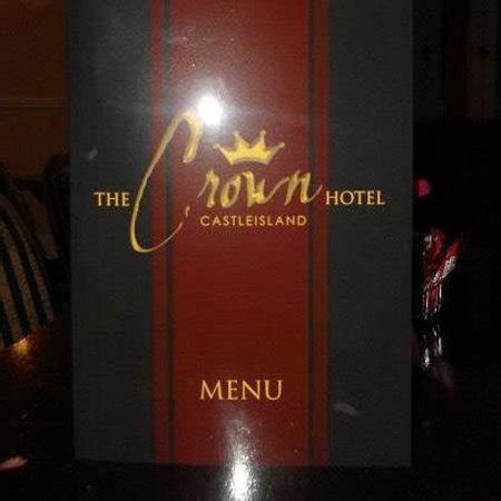 The Crown Menu - Picture of The Crown, Castleisland - TripAdvisor