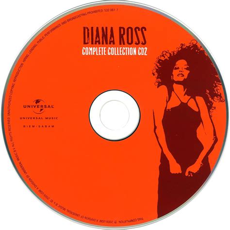 Carátula Cd2 de Diana Ross - Complete Collection - Portada