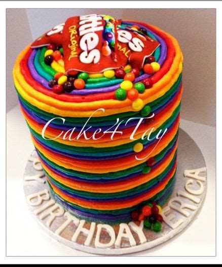 Taste The Rainbow Cake! | Rainbow cake, Cake, Novelty birthday cakes