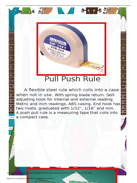 Pull Push Rule | PDF