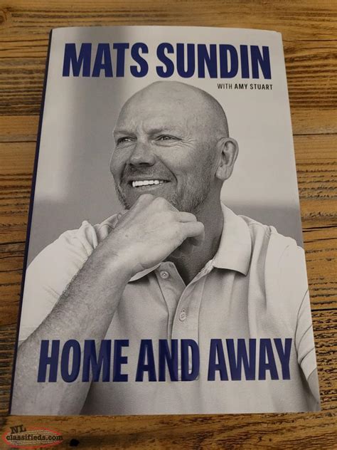 Mats Sundin signed autograph book! Toronto Maple Leafs hockey Birthday ...