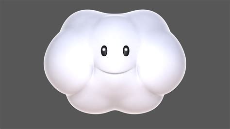 Lakitu cloud - super mario 3D model - TurboSquid 1561395