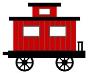 Train Cars and Locomotives (Clip Art, Patterns & Templates) – DIY ...