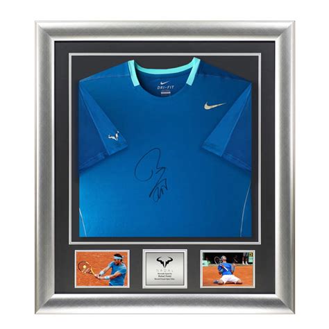 Signed Rafael Nadal Shirt Display - Elite Exclusives