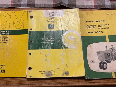 John Deere Owners Manuals BigIron Auctions