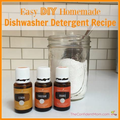 Easy DIY Homemade Dishwasher Detergent Recipe | The Confident Mom