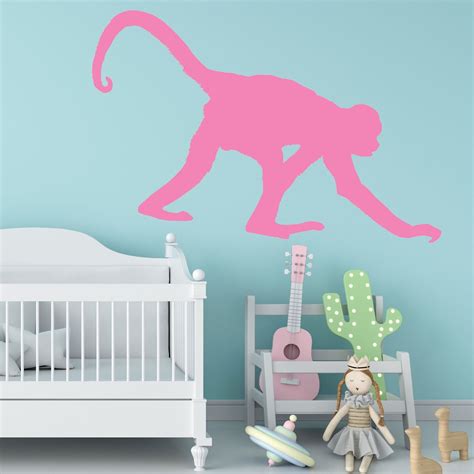 MONKEY Vinyl Decal, High Quality Detailed Wall Vinyl Silhouette, Wall Decal 30 - Etsy