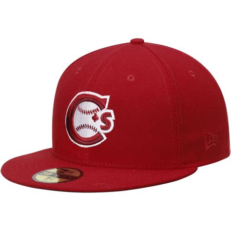 Vancouver Canadians New Era Authentic Home 59FIFTY Fitted Hat - Red