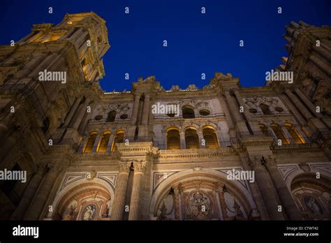 Nightlife Malaga Spain Stock Photo - Alamy