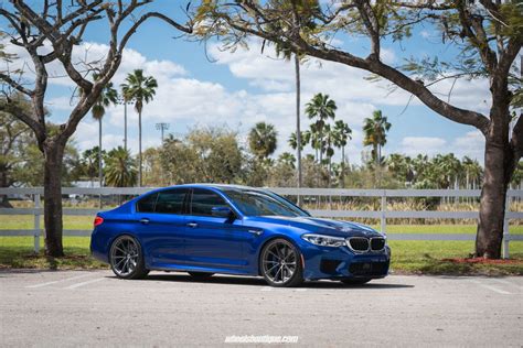 BMW M5 F90 Blue HRE P204 Wheel | Wheel Front