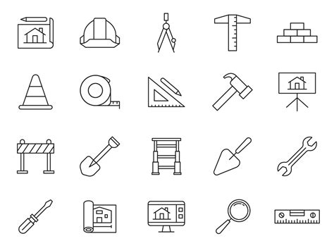 20 Architecture Vector Icons