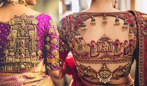 30+ South Indian Blouse Designs for a Royal Bridal Look | WeddingBazaar