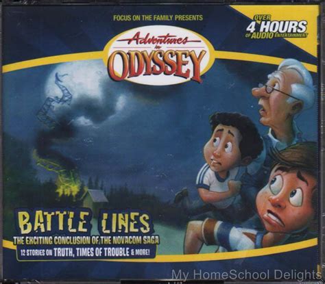 NEW Sealed Adventures in Odyssey BATTLE LINES #38 4 CD Audio Set FOTF Novacom | eBay