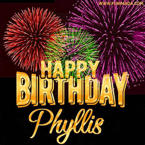 Happy Birthday Phyllis GIFs - Download on Funimada.com