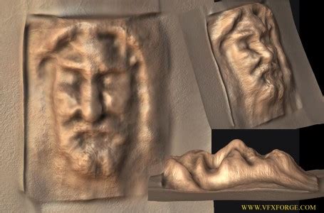 New 3D Rendering of the Shroud of Turin Face by John Chen | Shroud of Turin Blog