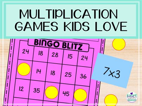 Multiplication Games - Printable Worksheets
