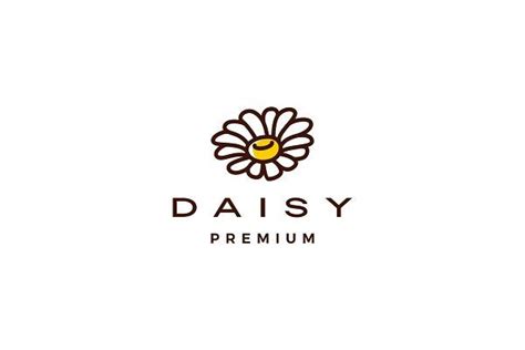 daisy flower logo vector icon | Flower logo, Flower logo design, Vector logo