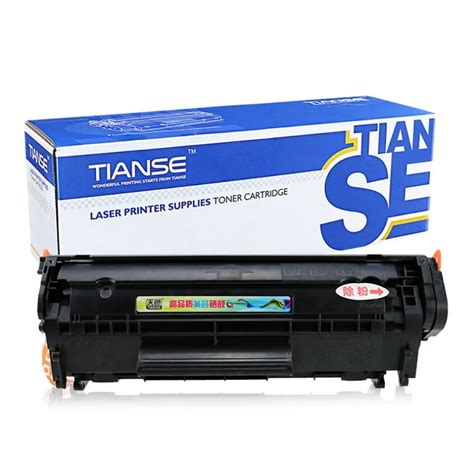 TIANSE High Quality 12A Toner Cartridge Compatible Inkjet Cartridge Replacement for HP Laserjet ...