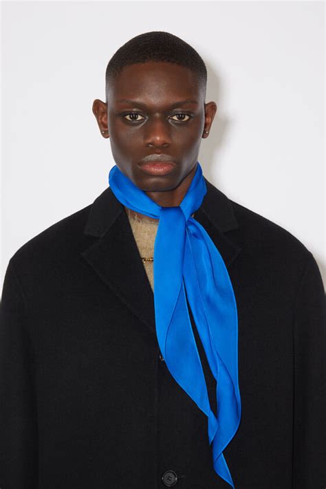 Acne Studios - Silk scarf - Electric blue