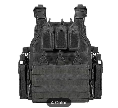 Load Out Tactical Vest Level IIIA 3A Armor Core Body Armor Black