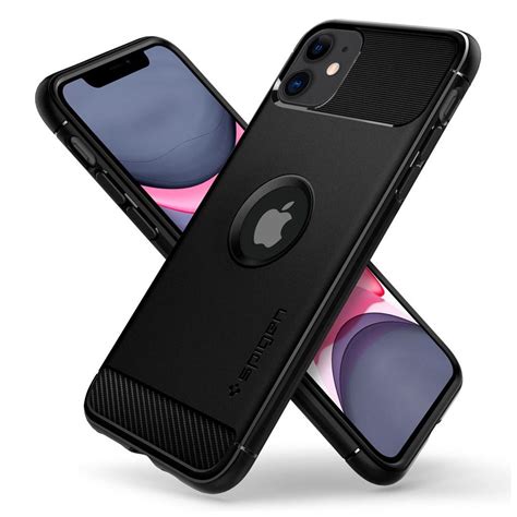 Spigen® Rugged Armor™ 076CS27183 iPhone 11 Case - Matte Black | Spaceboy*