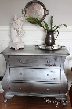 silver spray paint furniture - Google Search Gold Leaf Furniture, Painted Outdoor Furniture ...