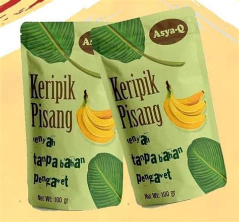 TLP/WA : 0857-8424-5169 JUAP KERIPIK PISANG MILENIAL | Keripik, Pisang, Kemasan