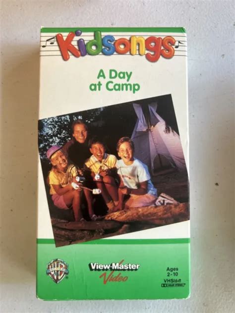 KIDSONGS A DAY At Camp (VHS, 1990) View-Master Video With Song Book EUR 8,17 - PicClick IT