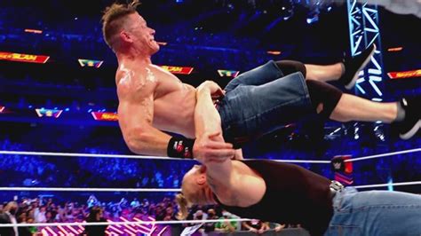 WWE Releases Footage Of Brock Lesnar Attacking John Cena After SummerSlam