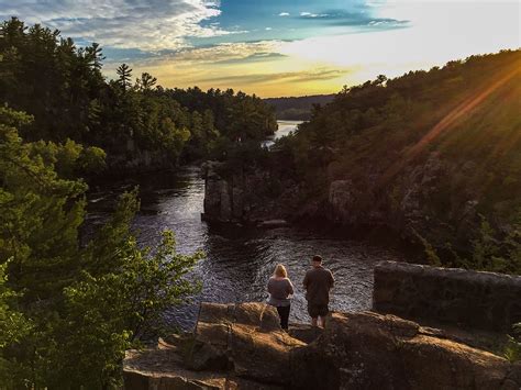 View of the St. Croix National Scenic River from Interstate State Park | Saint croix falls ...