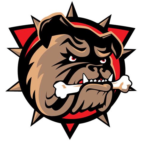 Hamilton Bulldogs logo Royalty Free Stock SVG Vector