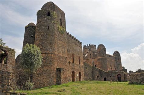 Fasil Ghebbi Castle, Gondar, Ethiopia Stock Image - Image of building ...