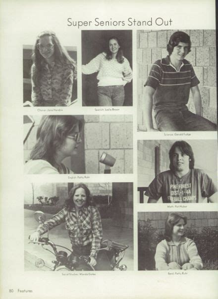 1979 Pine Forest High School Yearbook | High school yearbook, School yearbook, High school