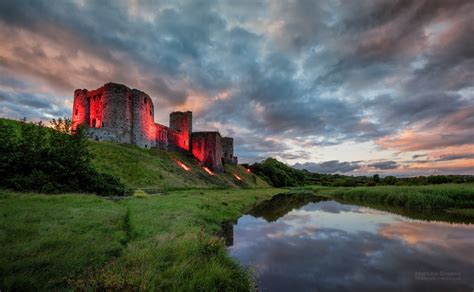 Kidwelly Castle & Gwendraeth Fach river, United Kingdom