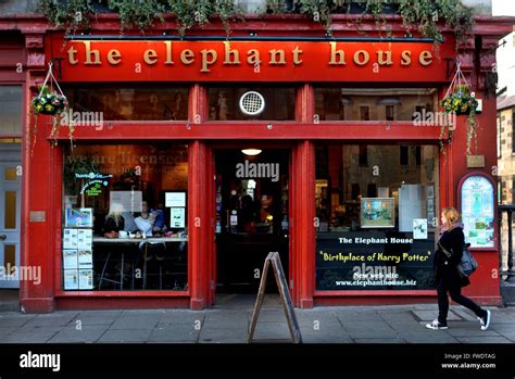 Edinburgh,Scotland: The Elephant House cafe made famous by J.K. Rowling as she write the first ...