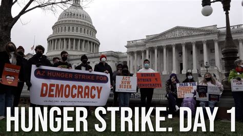 HUNGER STRIKE DAY 1: Indefinite strike for voting rights legislation ...