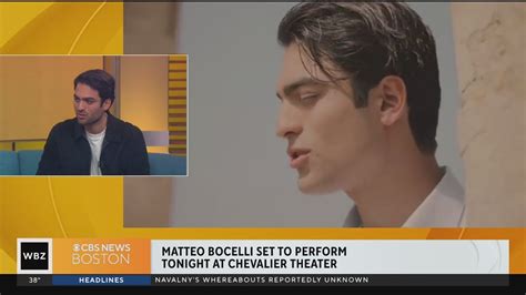 Matteo Bocelli set to perform tonight at Chevalier Theater - YouTube