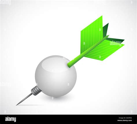 Target and ball illustration design Stock Photo - Alamy