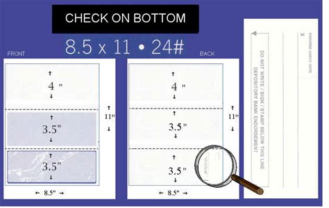 Blank Check Stock Voucher Business Laser Paper - FormsAndChecks.com