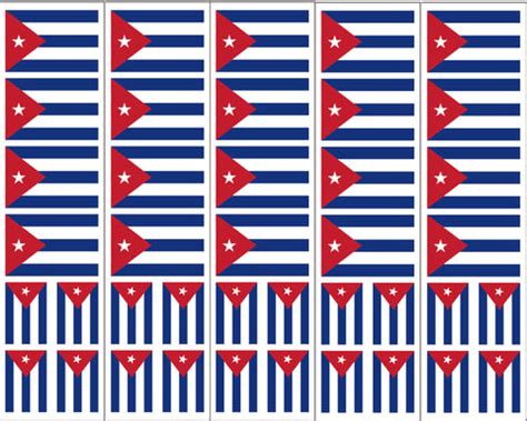 Cuba Cuban Flag Stickers & Party Favors – Premium Temporary Tattoos