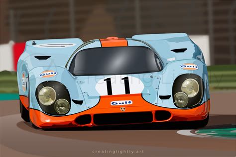 Porsche 917K - Gulf Livery — Creating Lightly