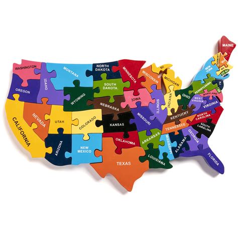 Printable Us Map Puzzle