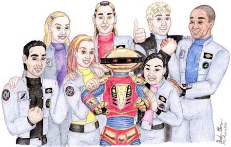 power rangers in space team by wweart92 on DeviantArt